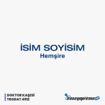 Hemşire Cep Kaşesi Trodat 9512