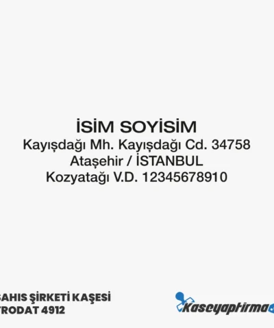 Şahıs Şirketi Kaşesi - Trodat Printy 4912