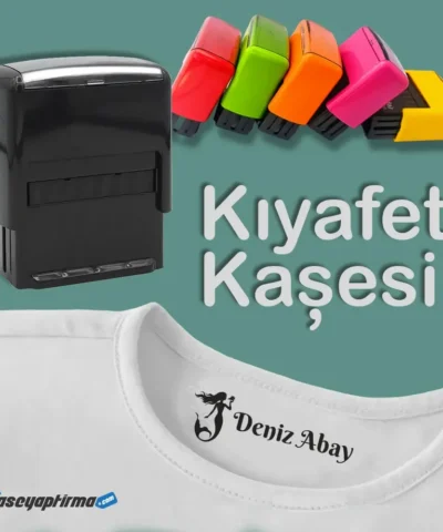 Kıyafet Kaşesi Deniz Kızı Modeli - Özel Tekstil Mürekkepli