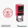 Öğretmen Aferin Kaşesi - Mobistamps R30 Yuvarlak Kaşe, Öğr-012