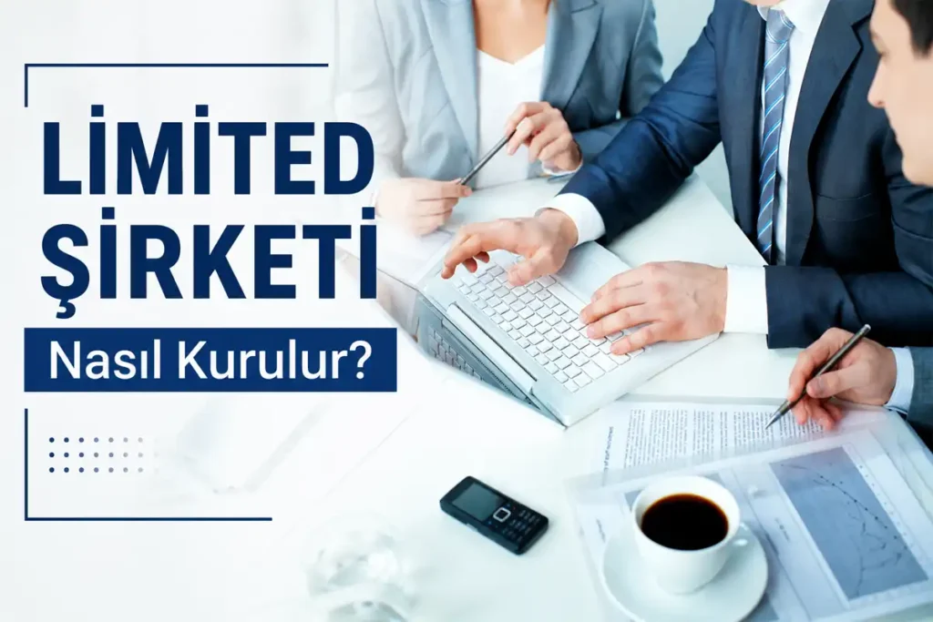 Limited şirketi nasıl kurulur? Şirket kuruluş süreci, gerekli belgeler ve resmi işlemleri gösteren ofis görseli