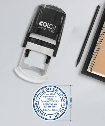 Yuvarlak Şirket Kaşesi - Colop Printer R40 | Kaşe Yaptırma