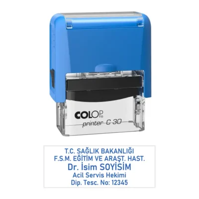 Doktor Kaşesi Colop Printer C30 | Kaşe Yaptırma