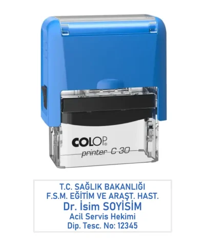 Doktor Kaşesi Colop Printer C30 | Kaşe Yaptırma