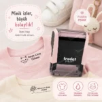 Kıyafet kaşesi pudra pembe kasa renk seçeneği