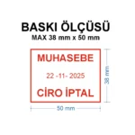 Sırdaş 2800 Tarih Kaşesi Baskı Örneği