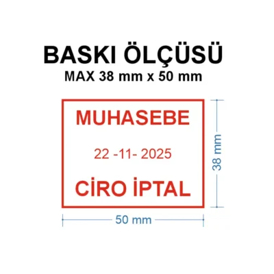 Sırdaş 2800 Tarih Kaşesi Baskı Örneği