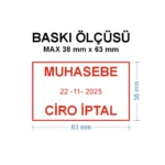 Sırdaş 2810 Tarih Kaşesi Baskı Örneği