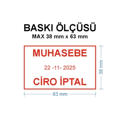 Sırdaş 2810 Tarih Kaşesi Baskı Örneği