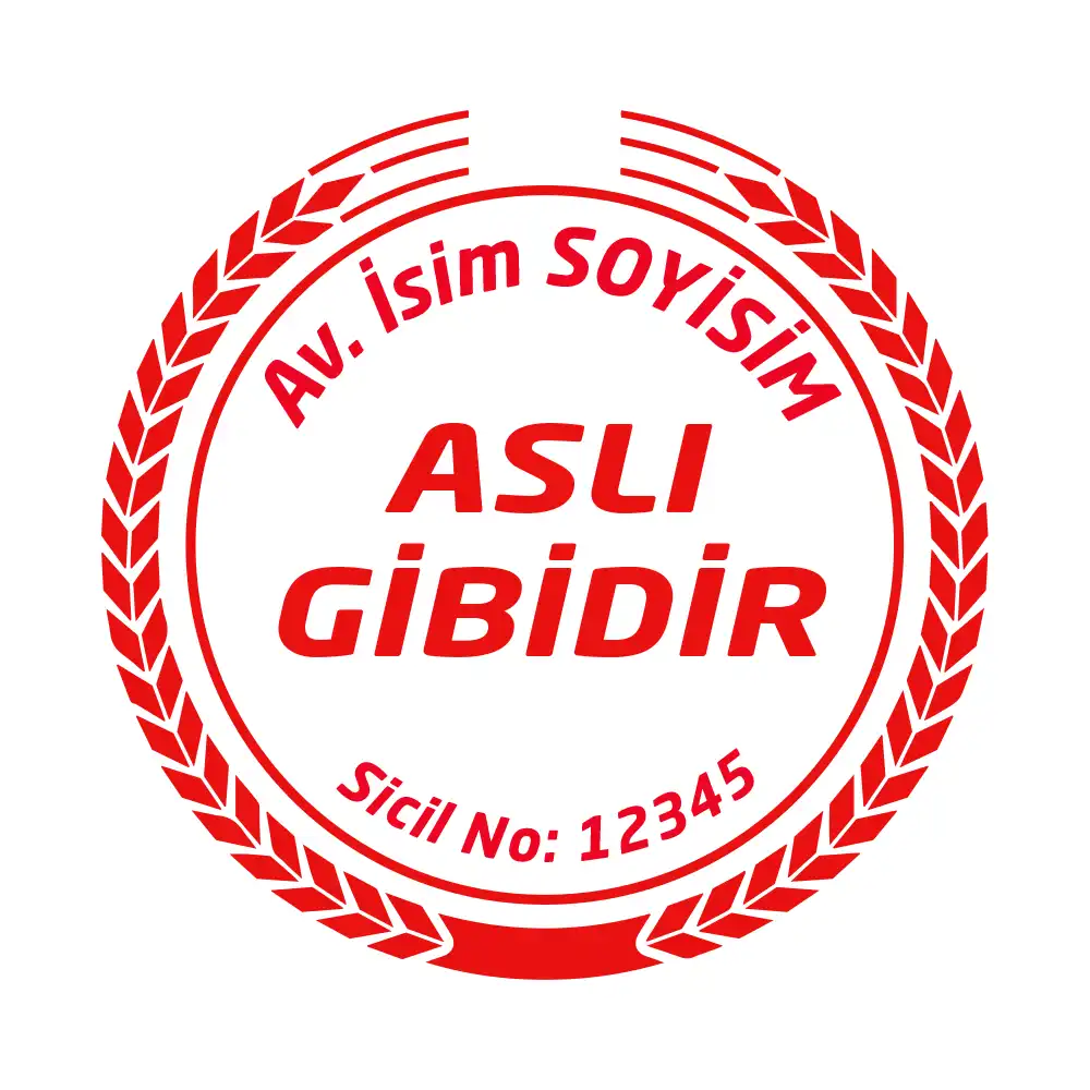 Avukat Aslı Gibidir Kaşesi Yuvarlak Avukat Aslı Gibidir Kaşesi Yuvarlak